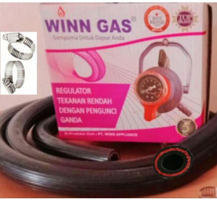 ○ Winn  Gas ,  W 900 M , Win Gas ,  Selang Gas LPG  3 Lapis Asli Ori ✮