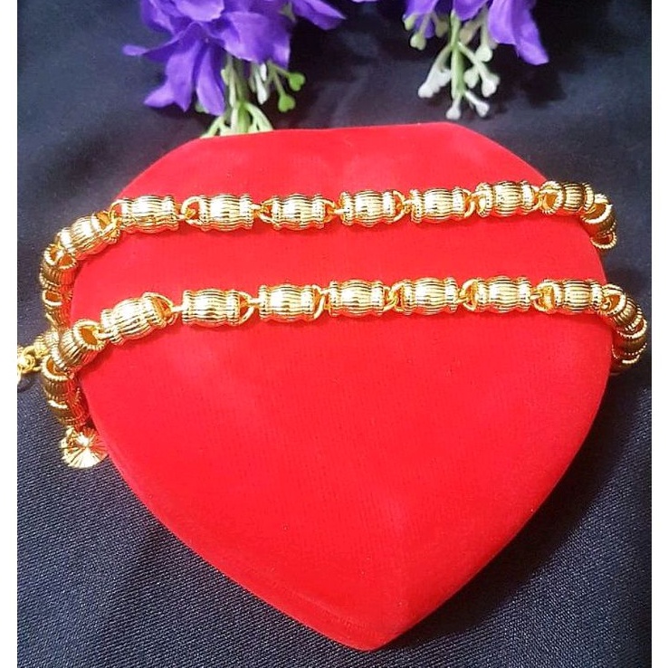 Gelang Xuping Lapis Emas 18k tabung gold 8194