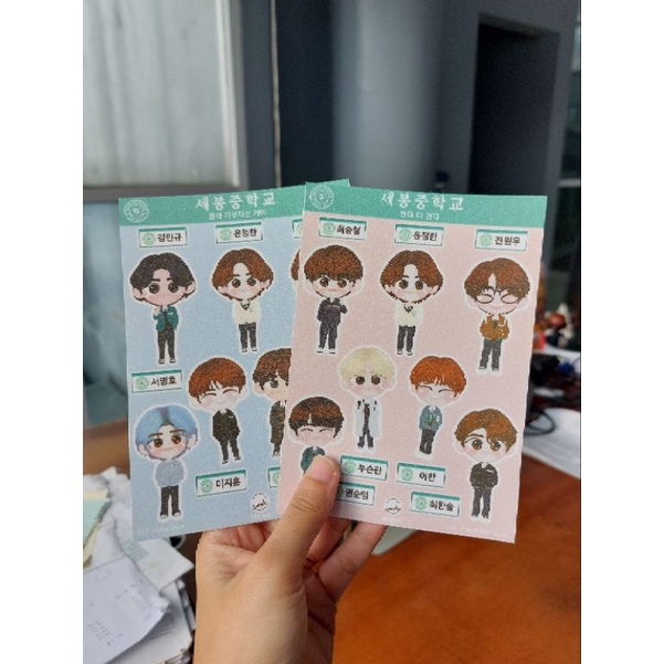 

Sticker Sheet Seventeen GoSe I Know & Don't Know Series