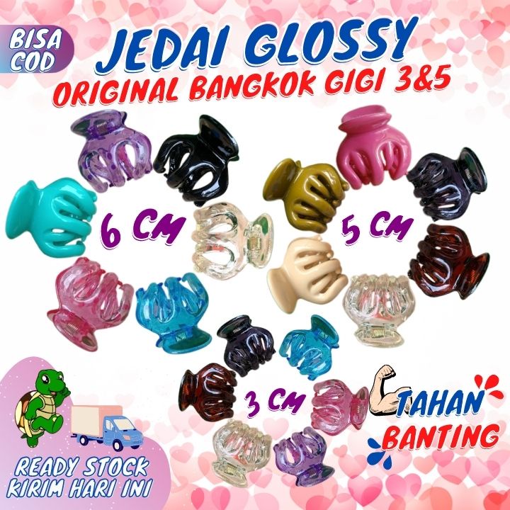 JEDAI PREMIUM GLOSSY, GIGI 5 DAN 3!!! 3cm/5cm/6cm