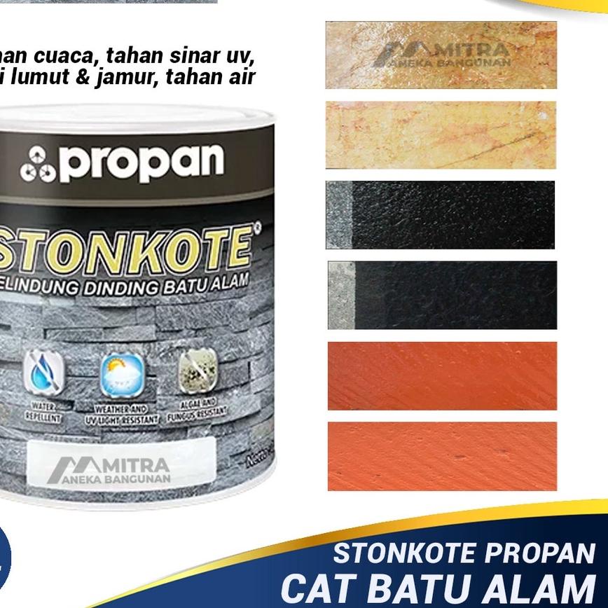 ♖ CAT PELINDUNG BATU ALAM STONKOTE / STONEKOTE / STONKOTE PROPAN / STONEKOTE / COATING PERNIS BATU ♪