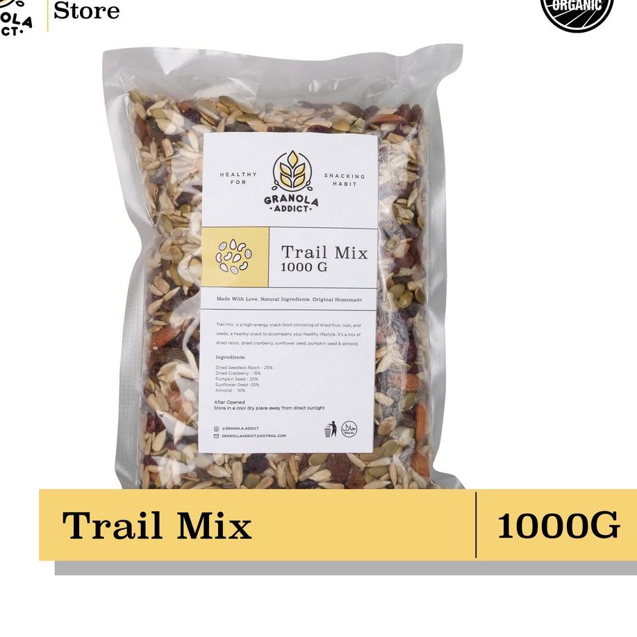 

Best Granola Addict - Trail Mix (Sunflower, Pumpkin Seeds, Almond, Raisin, Cranberry) 1000G