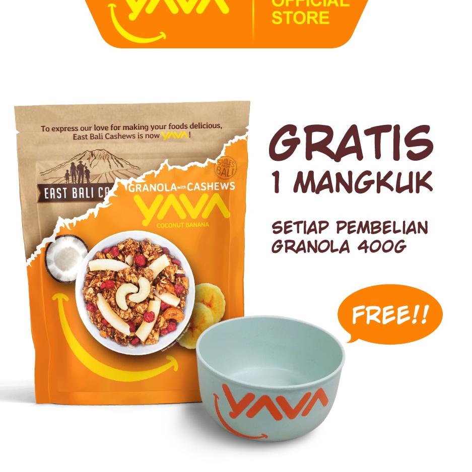 

Top banget YAVA Granola Coconut Banana 400g