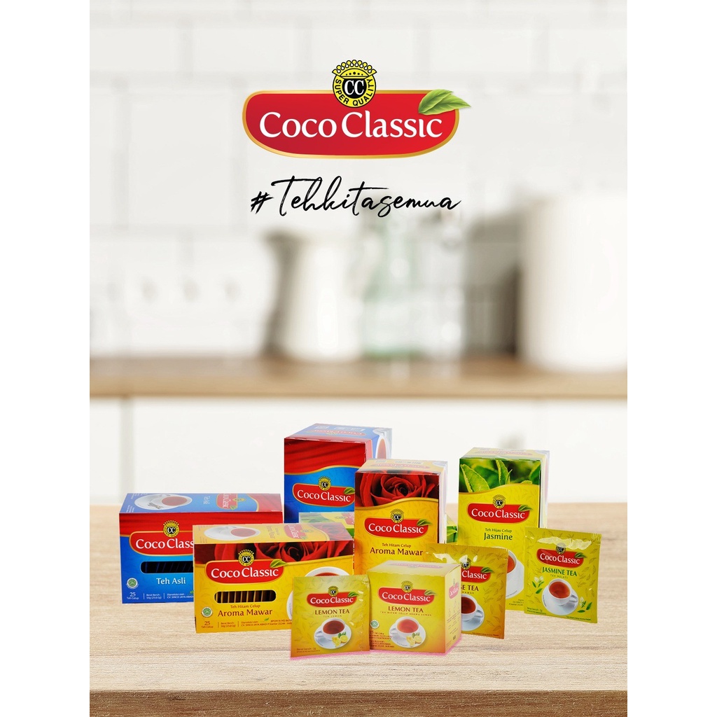 

Teh Coco Classic Aroma Vanilla Amplop isi 25 teabag/teh coco classic lemon tea amplop 15s