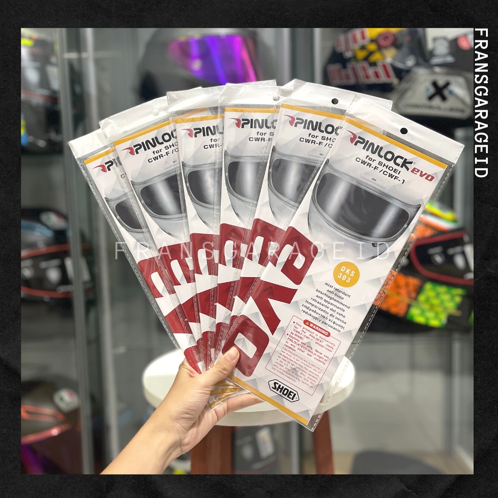 PINLOCK ANTIFOG UNTUK HELM SHOEI X14 Z7 GT AIR NXR RF1200 HIGH QUALITY