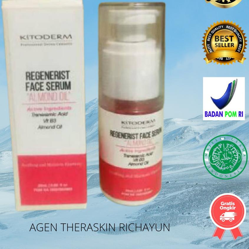 ❋ Kitoderm regenerist face serum almond oil ○