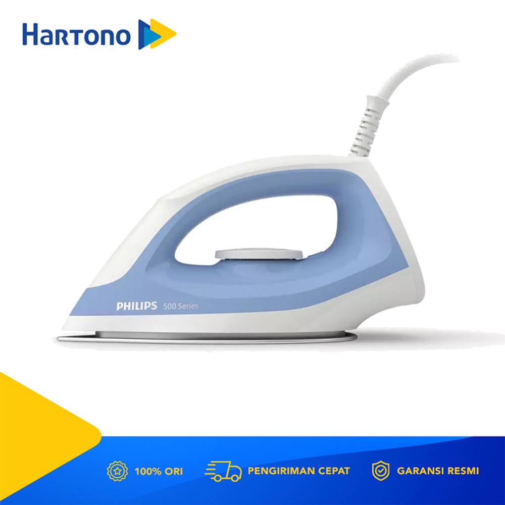 Philips Setrika Kering Dry Iron DST0510 Series DST0510/20