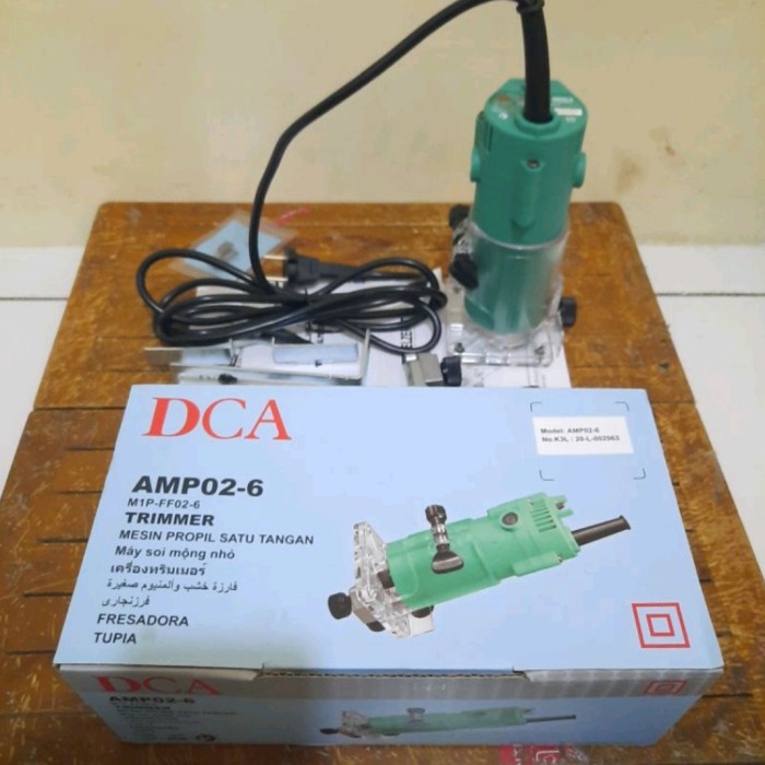 Terlaris Dca Amp02-6?Mesin Trimmer Propil Kayu Router Dca Amp02-6 Trimmer Wood