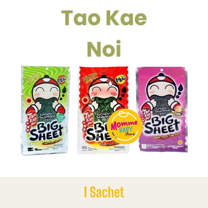 SNACK TAO KAE NOI BIG SHEET 3.2 GRAM CLASSIC ORIGINAL HOT SPICY CRISPY SEAWEED RUMPUT LAUT GARING CEMILAN ANAK GROSIR MURAH SNACK MAKANAN RINGAN