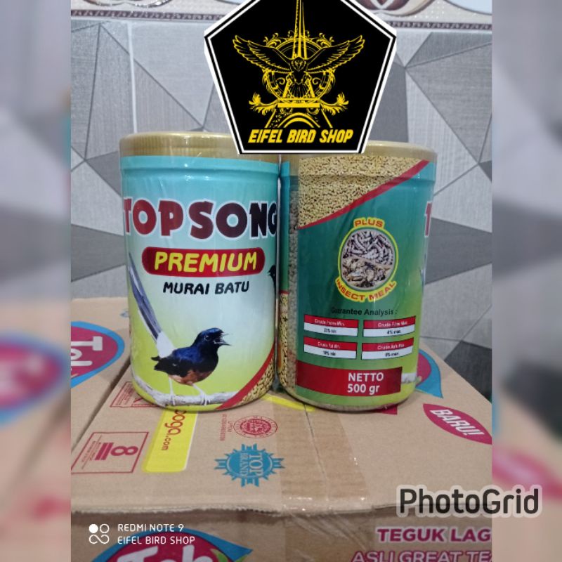 TOPSONG PREMIUM MURAI 500gram TOPLES makanan burung