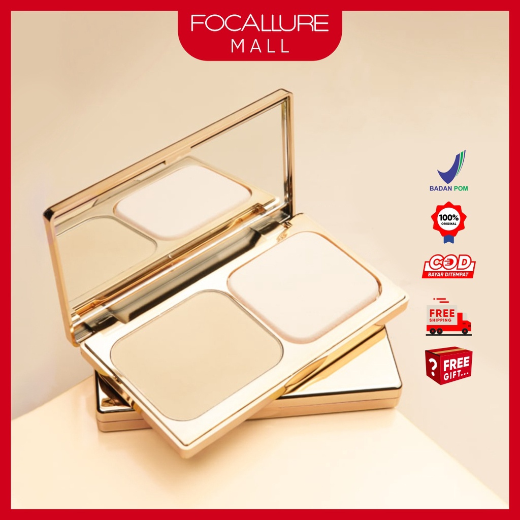 Lumecolors Compact Powder Cushion Transferproff Bedak Lumecolors