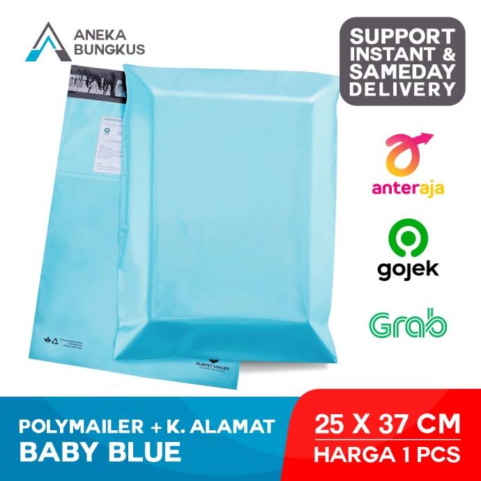 

Polymailer Amplop Packing Premium|Baby Blue 25x35|Amplop Murah rah07