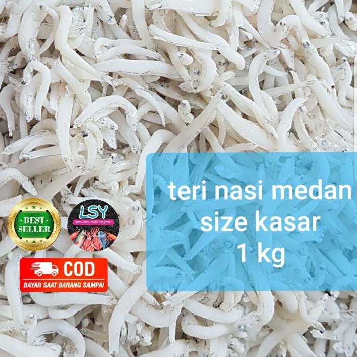 

Ω ikan asin teri nasi medan / tn putih / size jumbo 1kg ♬