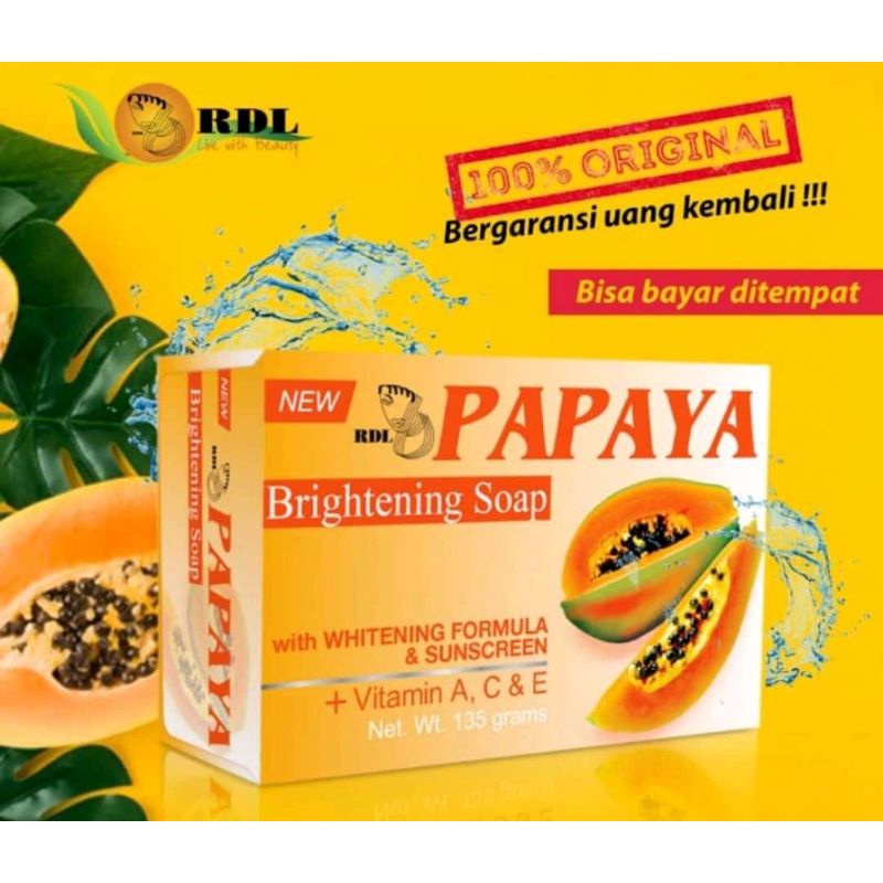 RDL SABUN PAPAYA ORIGINAL 100%