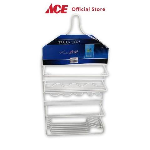 Ace - Stora Rak Dinding Kamar Mandi - Putih