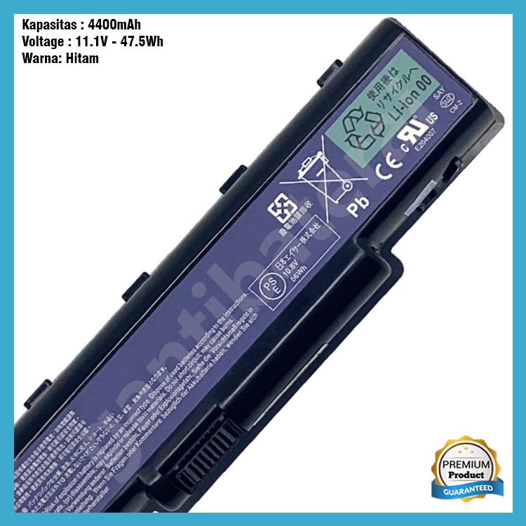 Baterai Acer Aspire 4732, 5532, 5517, eMachines E525, D725