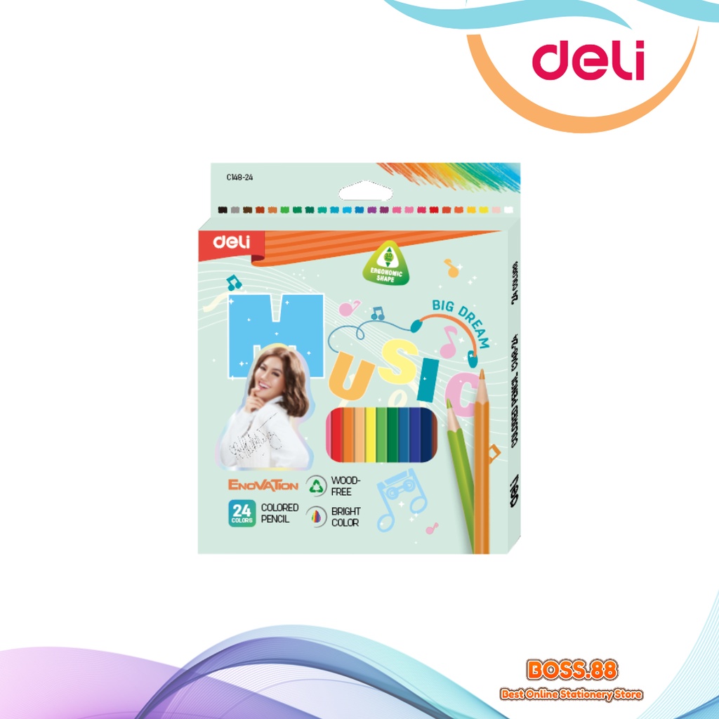 

PENSIL 24 COLORS DELI C-148