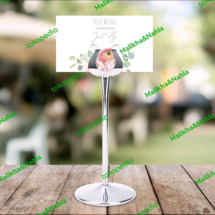 

] Number Clip, Table Card Holder, Durable U Shaped Table Decoration