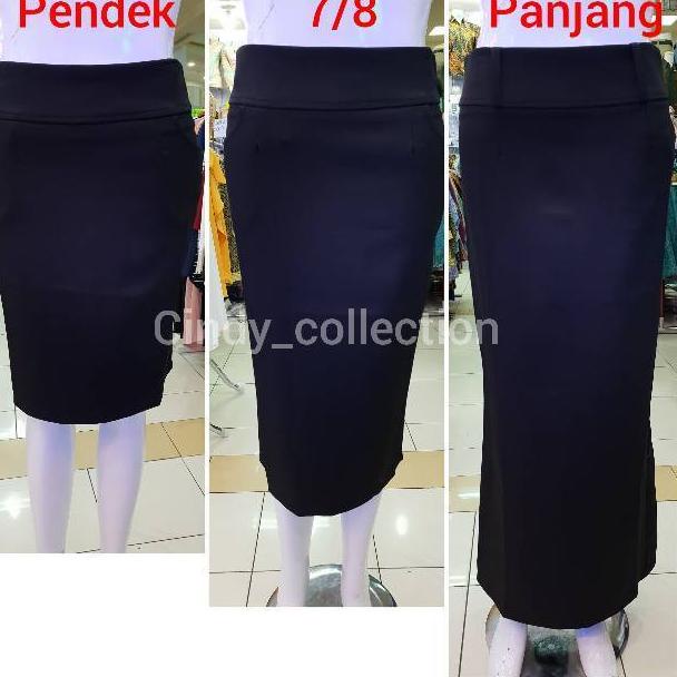 TERLARIS ROK SPAN KERJA BAHAN FORMAL KANTOR ROK SPAN PENDEK ROK SPAN PANJANG ROK SPAN HITAM ROK FORM