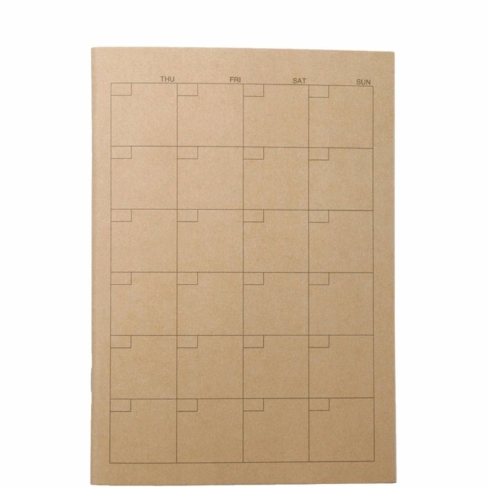 

Terlaris Muji Monthly Notebook A5 Planner Agenda Diary Journal Month