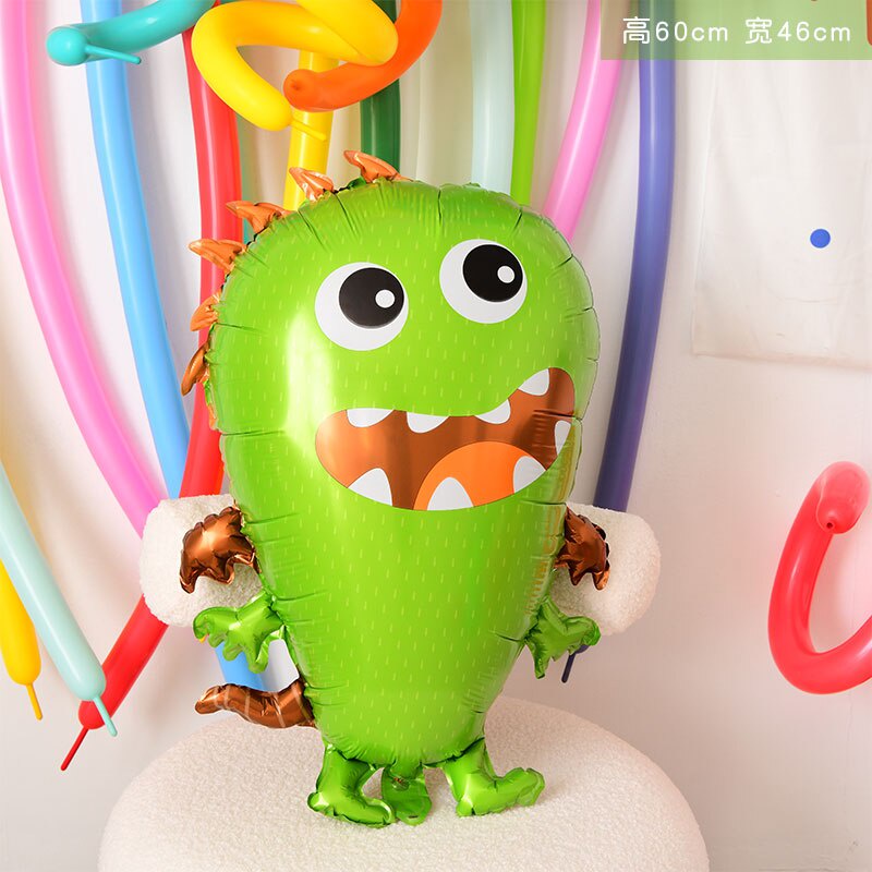 Balon Foil ALIEN MONSTER CUTE Tema Luar Angkasa