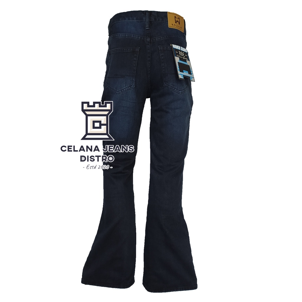 Celana Jeans Semi Cutbray Panjang Abu Pria Distro