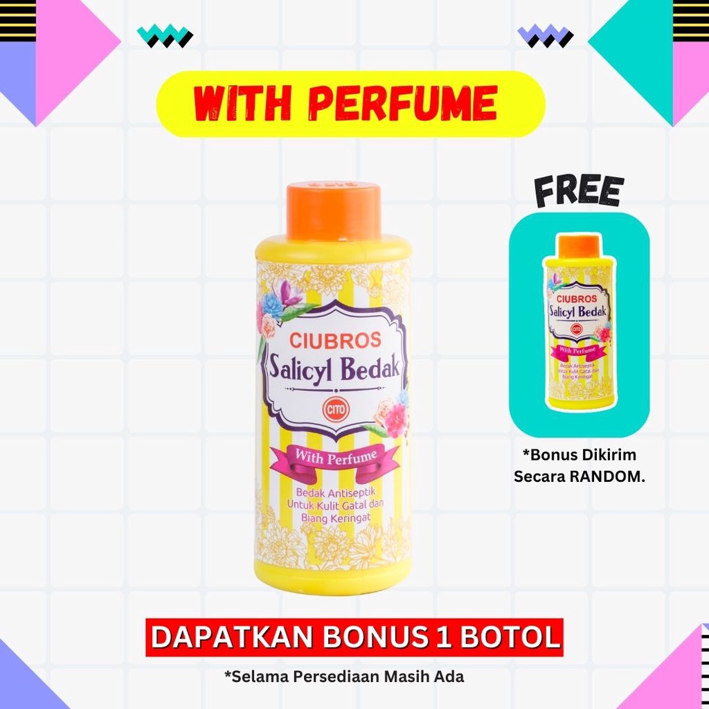 BELI 1 GRATIS 1 BEDAK GATAL SALICYL - BEDAK GATAL BPOM BANTU HILANGKAN GATAL JAMUR KUTU AIR PANU KURAP ALERGI KULIT