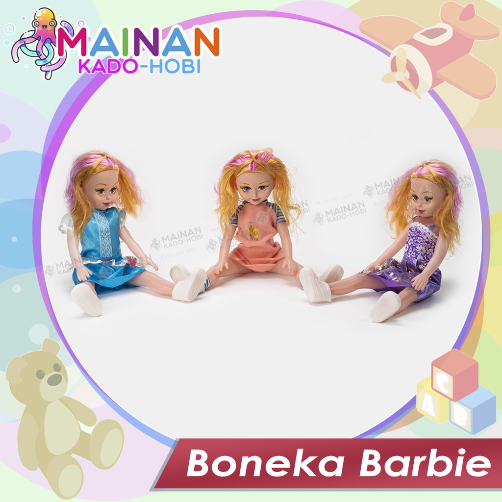 MAINAN KOLEKSI MINIATUR ANAK PEREMPUAN BONEKA BARBIE LUCU IMUT DOLL TOYS