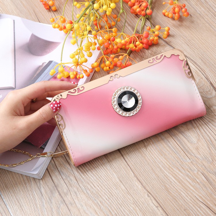 FYGALERY FYDP012 Colorful Candy Leather Women Wallet Dompet Fashion Wanita Import