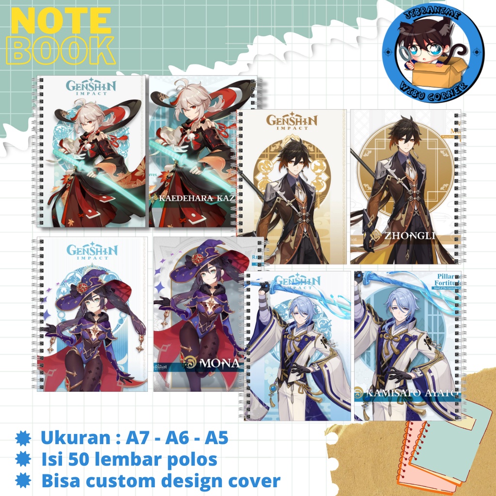 

NOTE BOOK GENSHIN IMPACT/GENSHIN PART 1