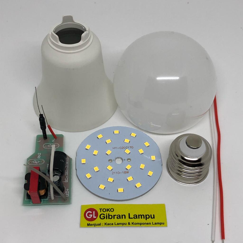 Paket Lampu LED DC BM Rakitan Polos - Rakit Satu Set Lampu LED Tanpa Merk All Watt