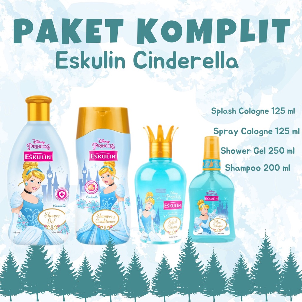 Paket Kado Eskulin Kids Cinderella Anak-anak Ulang tahun