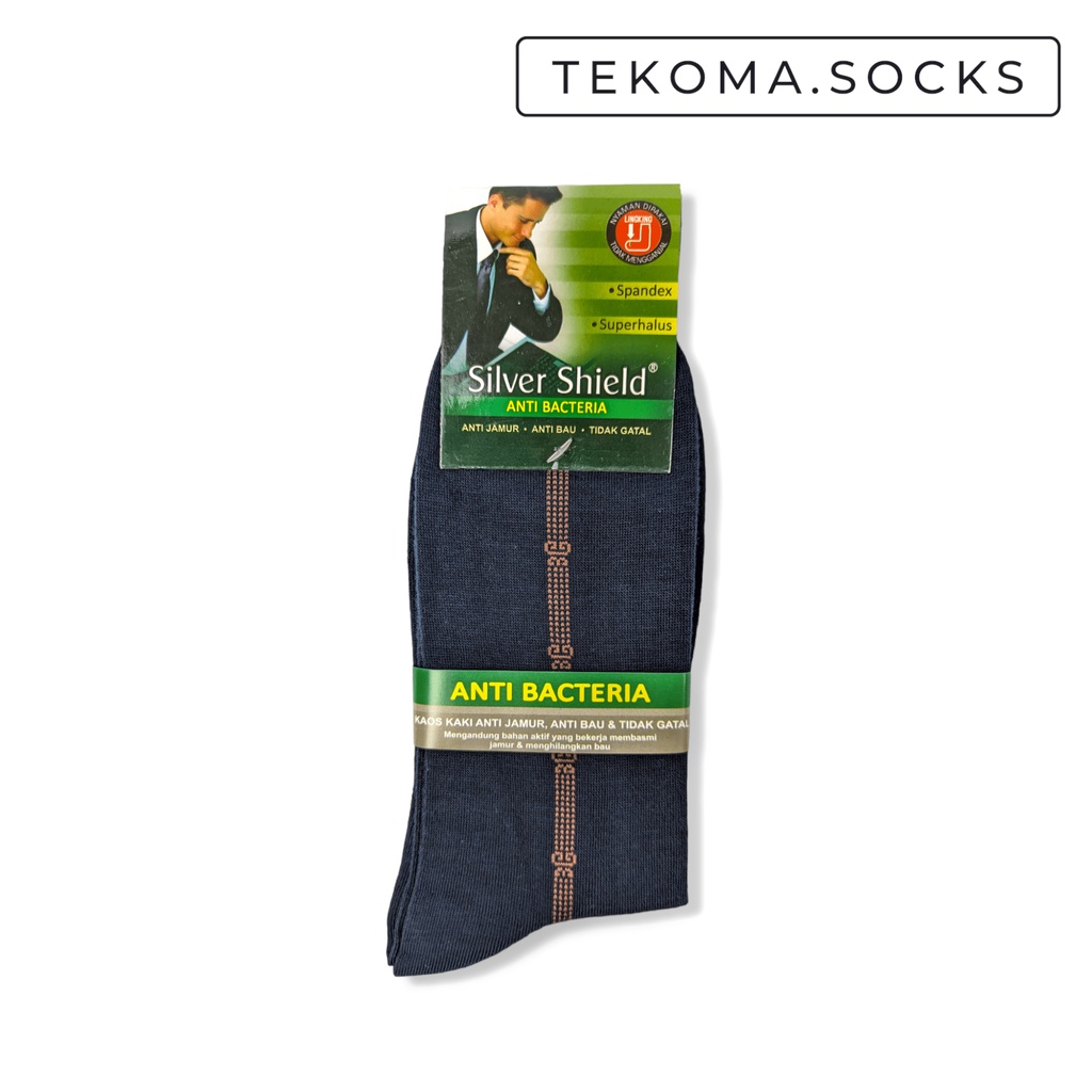 Kaos Kaki Kerja Kantoran Pria Anti Bakteri by Tekoma x Silver Shield