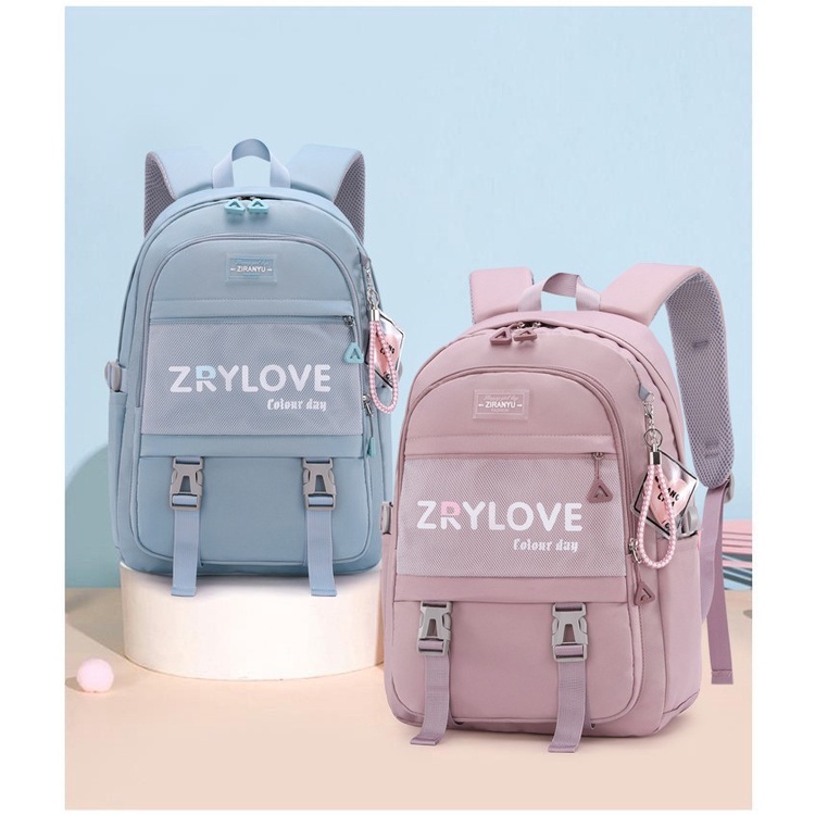 PTM-Tas ransel anak perempuan zrylove-backpack fashion tanpa gantungan-tas punggung remaja perempuan style korea