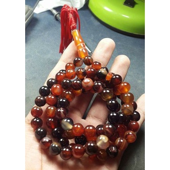 Batu Akik Tasbih Batu Sulaiman Madu 3s332