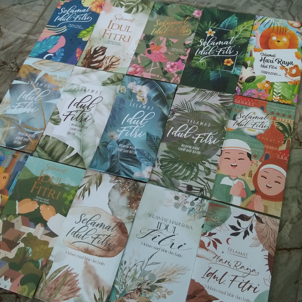 

Amplop lebaran besar motif aesthetic