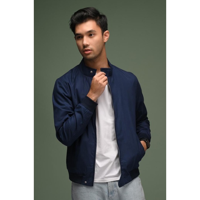 JAKET PREPP STUDIO HARRINGTON JACKET NAVY
