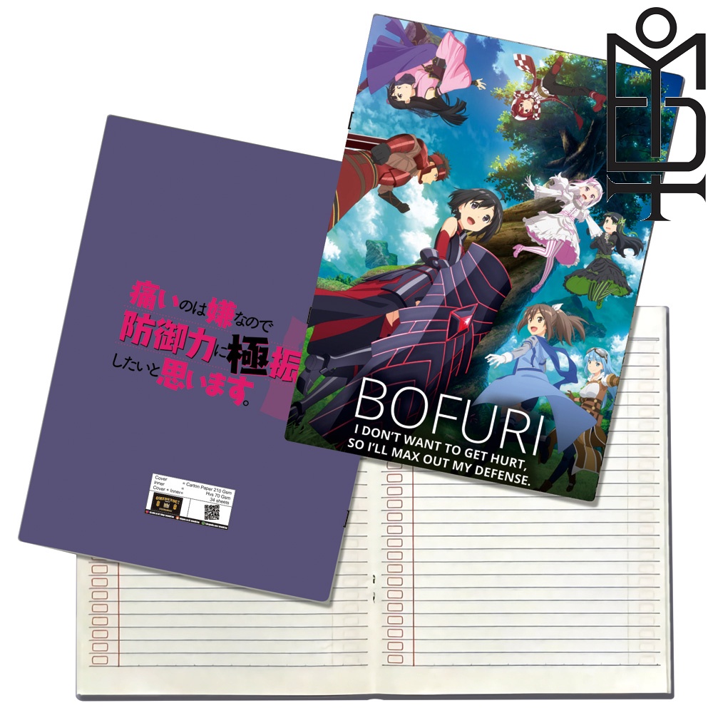 

OMEDETOU Buku Tulis Anime Bofuri