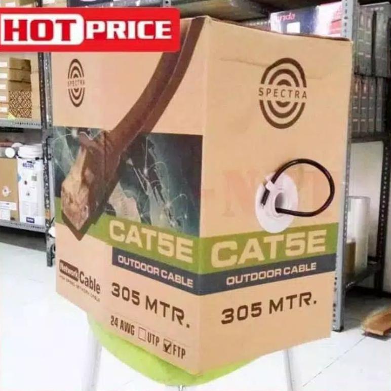Kabel Spectra OUTDOOR  FTP SPECTRA Cat5e Spectra Ori 305M