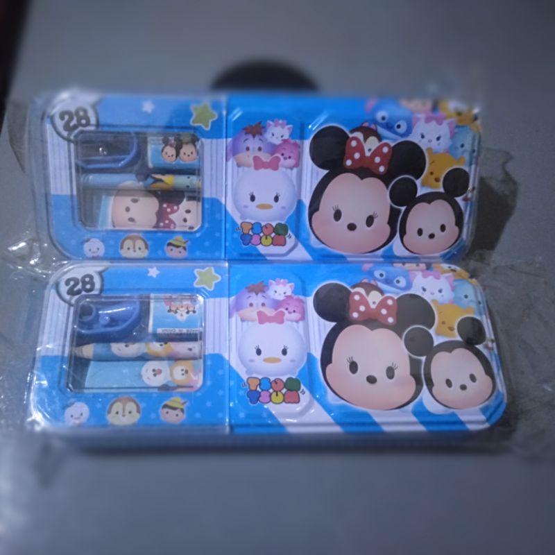 

DE ROYALE - KOTAK PENSIL / PENCIL CASE KALENG 2 SUSUN PLUS ISI BERKARAKTER KARTUN TERMURAH
