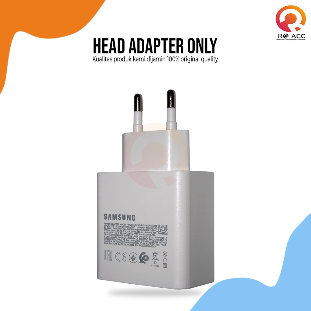 [RO ACC] 35W 1 USB C PD HEAD ADAPTER CHARGER SAMSUNG SUPER FAST CHARGING