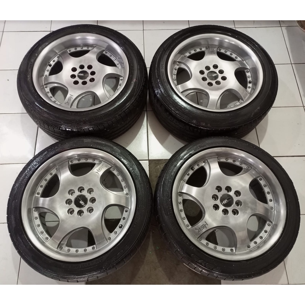 VELG MOBIL SECOND GANGNAM(HSR) RING 17 LEBAR 7,5/8,5 PCD 8X100/114 ET 38 + BAN 215 45/55 R17