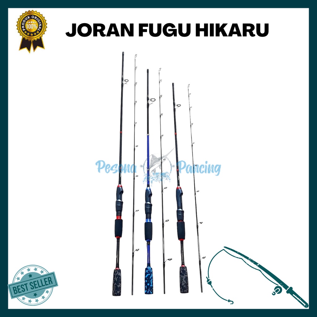 Joran Pancing Carbon SOLID FUGU HIKARU 150-180 Kekuatan 5-12lbs