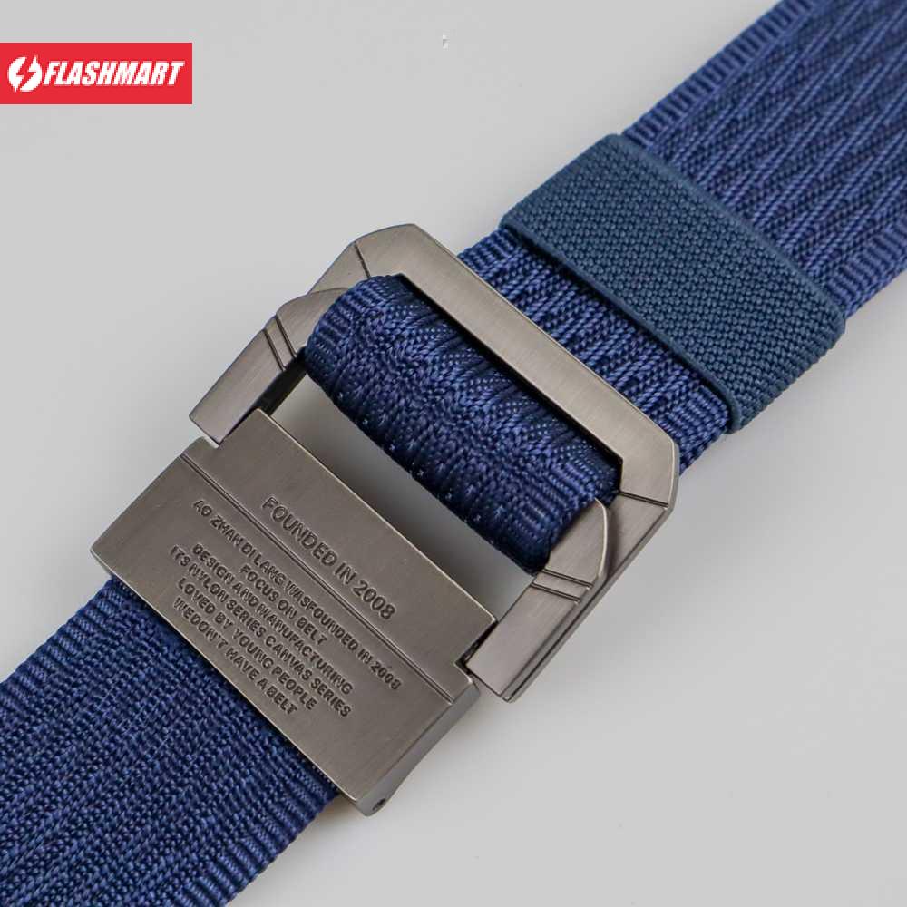 Flashmart Rhodey Craftman Tali Ikat Pinggang Pria Canvas Buckle Belt - B1030