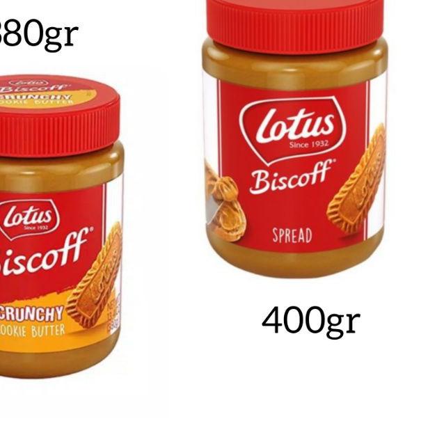 

✺ LOTUS Biscoff Crunchy 380gr, Biscoff spread 400gr ♡