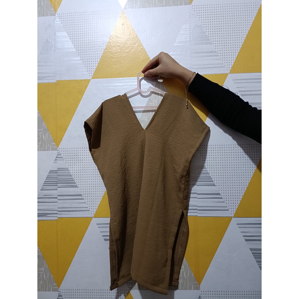 Long square nagita anak baju anak perempuan atasan blouse anak perempuan crincle