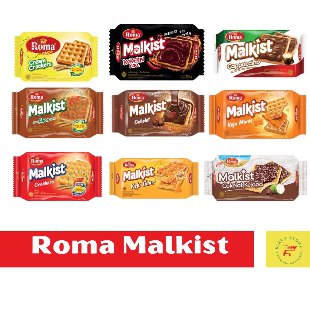 Roma Malkist Crackers Biskuit