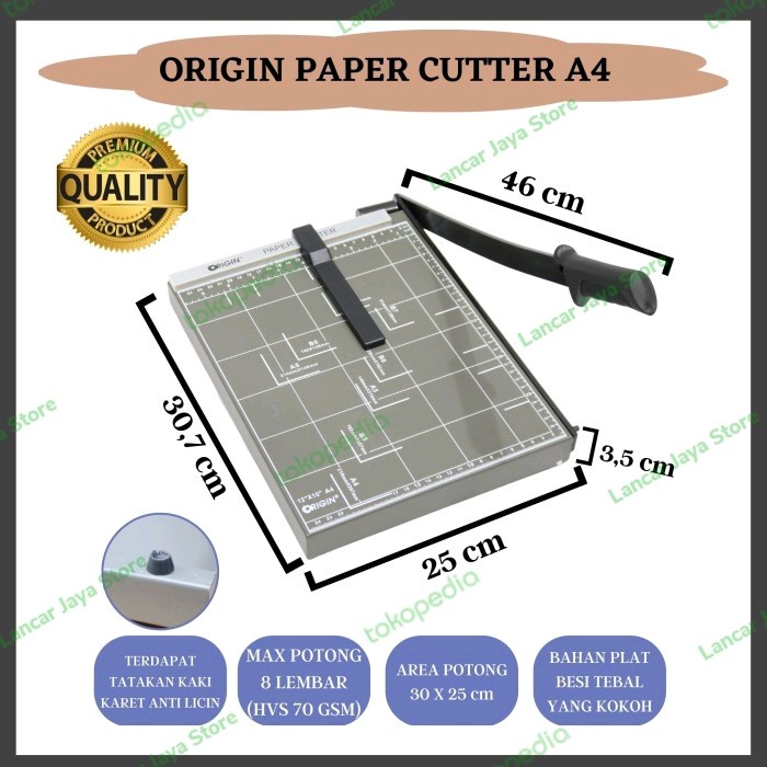 

Best Seller Alat Pemotong Kertas / Paper Cutter Origin A4