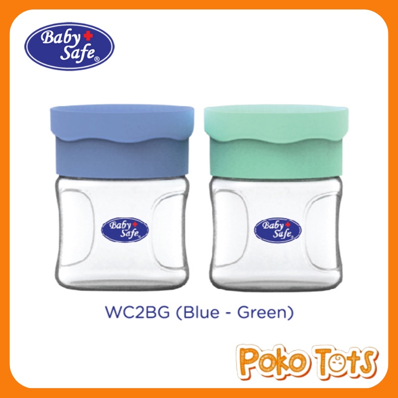 Baby Safe Food Container 120ml Isi 2pcs Tempat Wadah Susu Bubuk Bayi Baby Food Storage Container WHS