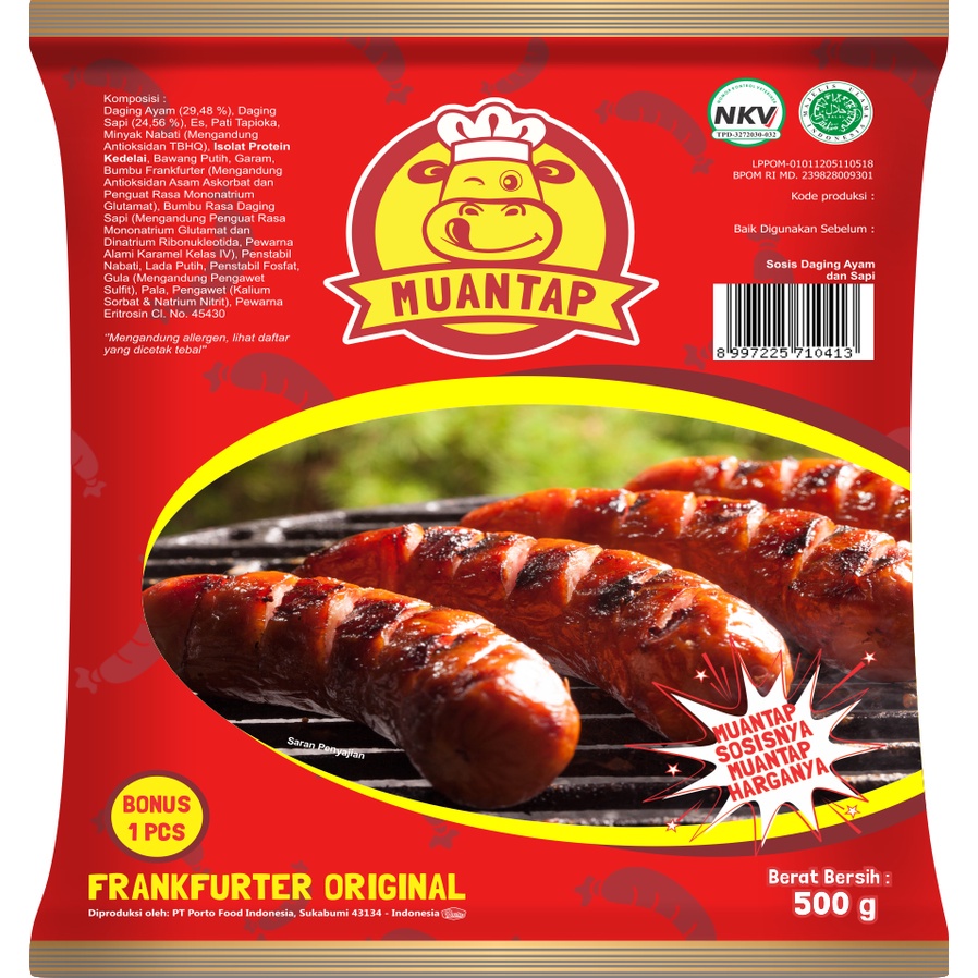 

Muantap Frakfurter Sosis Original Mini / Jumbo 500gr